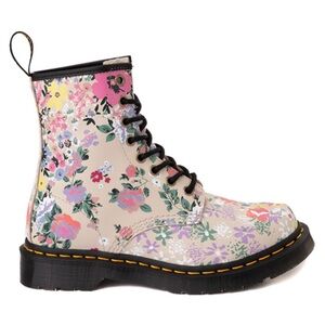 Dr. Martens Women's Floral Mashup Backhand Boots